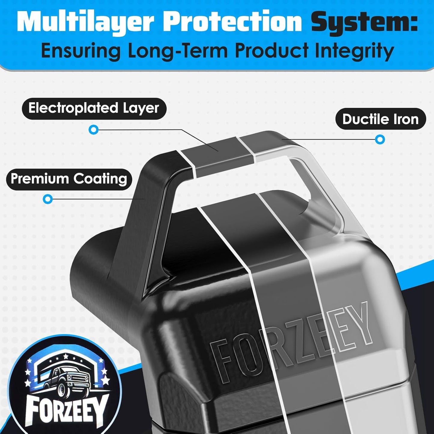 Trailer Lock only for 2-5/16" Ball Coupler Heavy Duty Anti-Theft Hitch Locks