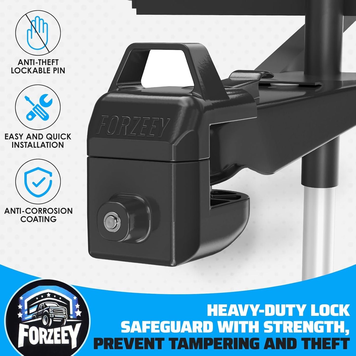 Trailer Lock only for 2-5/16" Ball Coupler Heavy Duty Anti-Theft Hitch Locks